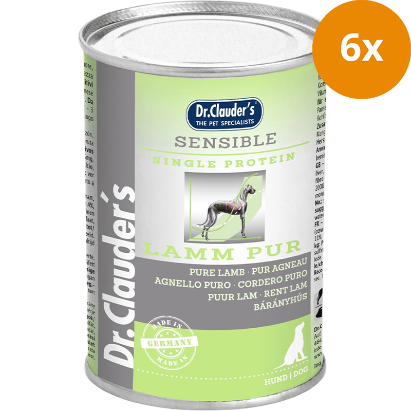 Dr.Clauder's Selected Meat Sensible Lamm pur 400 g