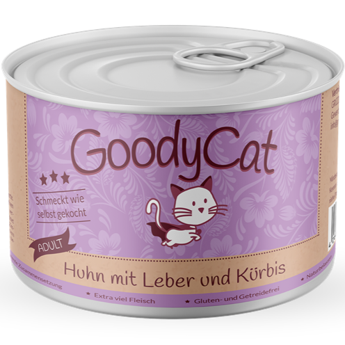 Goody Cat Adult Huhn mit Leber & Kürbis 180 g