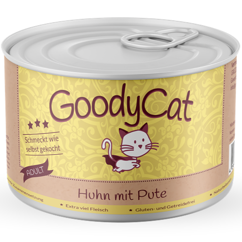 Goody Cat Adult Huhn mit Pute, Tomate & Brokkoli 180 g