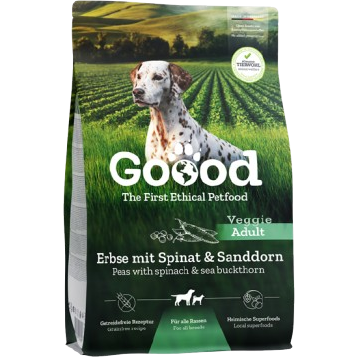 Sparpaket Goood Dog Adult Veggie Erbse mit Spinat und Sanddorn 2 x 10 kg