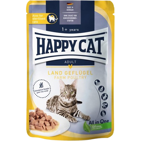 Happy Cat PB Culinary Meat in Sauce Land Geflügel 85 g