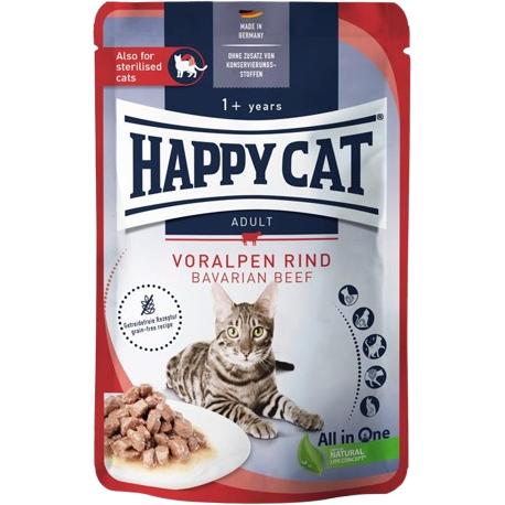 Happy Cat PB Culinary Meat in Sauce Voralpen Rind 85 g