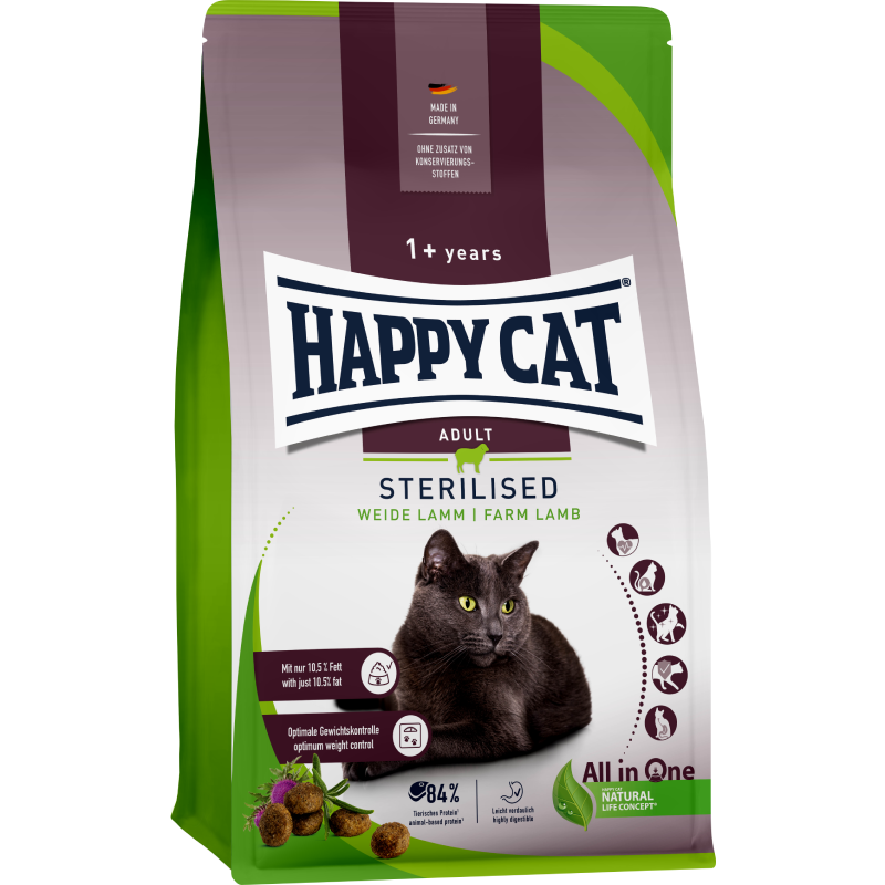 Happy Cat Sterilised Weide Lamm