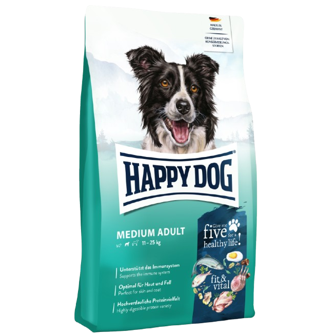 Sparpaket Happy Dog fit & vital Medium 2 x 4 kg