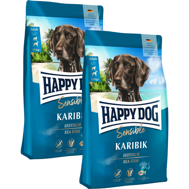 Sparpaket Happy Dog Sensible Karibik 2 x 4 kg