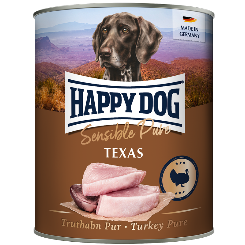 Happy Dog Sensible Pure Texas Truthahn Pur 800 g