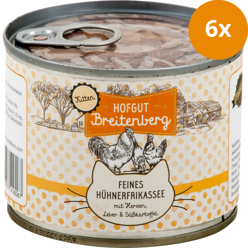 Hofgut Breitenberg Kitten Feines Hühnerfrikassee 180 g