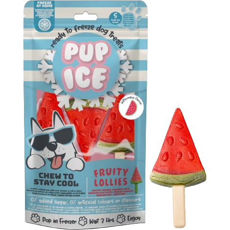 Imaginelles Pup Ice Dog Snack Fruity Lollies Watermelon S