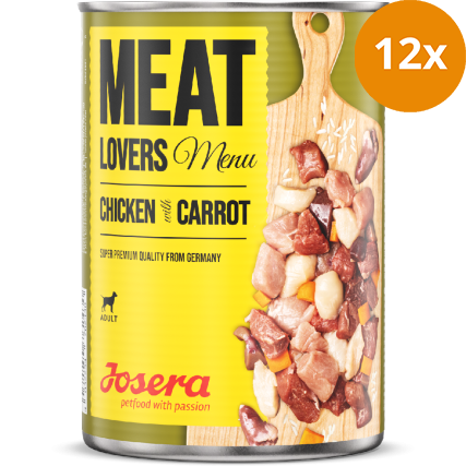 Josera Meat Lovers Menü Chicken with Carrot  400 g