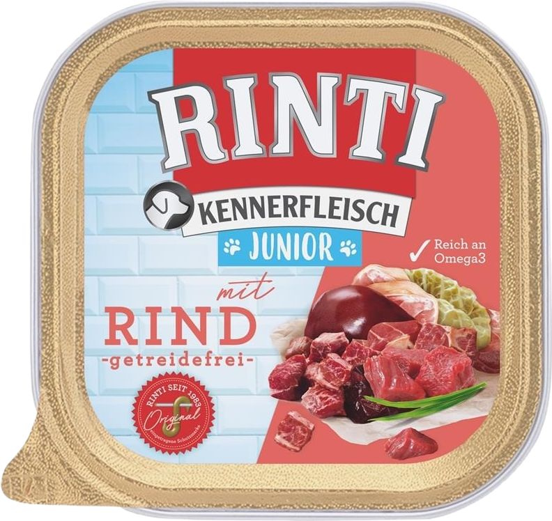 Rinti Kennerfleisch Schale Junior Rind 300 g