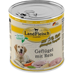 LandFleisch Dog Classic Geflügel mit Reis & Gartengemüse extra mager 800 g