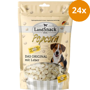 LandSnack für Hunde Popcorn mit Leber 100 g