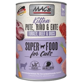 MAC's Cat Kitten Pute, Rind & Ente 400 g