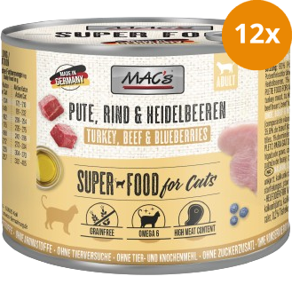 MAC's Cat Pute, Rind & Heidelbeeren 200 g