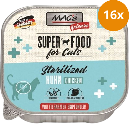 MAC's Cat Vetcare Huhn Sterilized 100 g