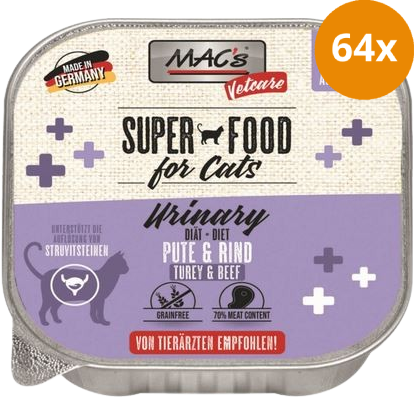 MAC's Cat Vetcare Urinary Pute & Rind 100 g