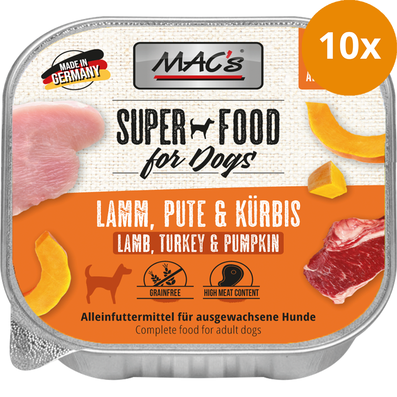 MAC's Dog Lamm, Pute & Kürbis 150 g