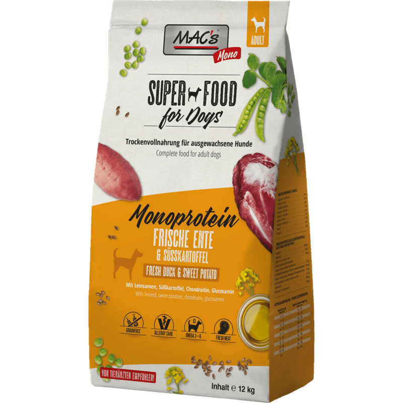 Kombipaket MAC's Dog Monoprotein Ente