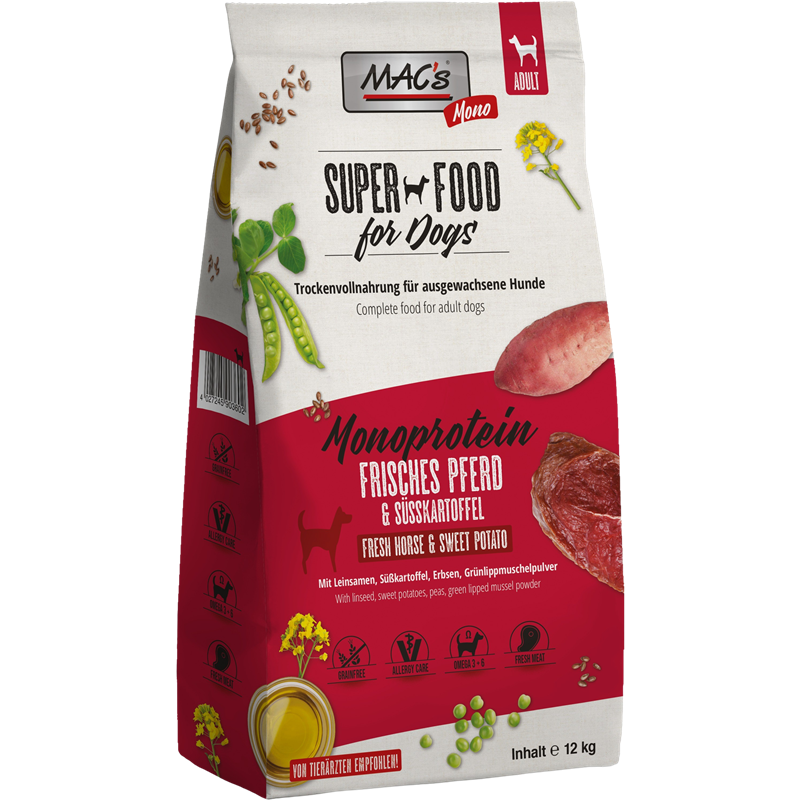 Kombipaket MAC's Dog Monoprotein Pferd