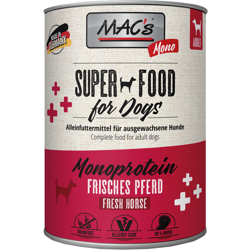 Kombipaket MAC's Dog Monoprotein Pferd