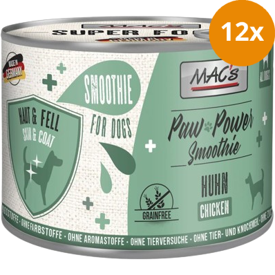 MAC's Dog Paw Power Smoothie Huhn - Haut & Fell