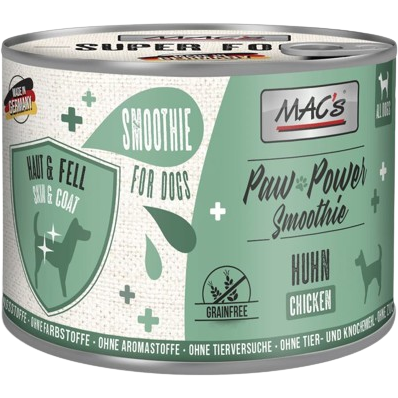 MAC's Dog Paw Power Smoothie Huhn - Haut & Fell