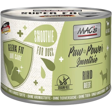 MAC's Dog Paw Power Smoothie Rind - Gelenk Fit