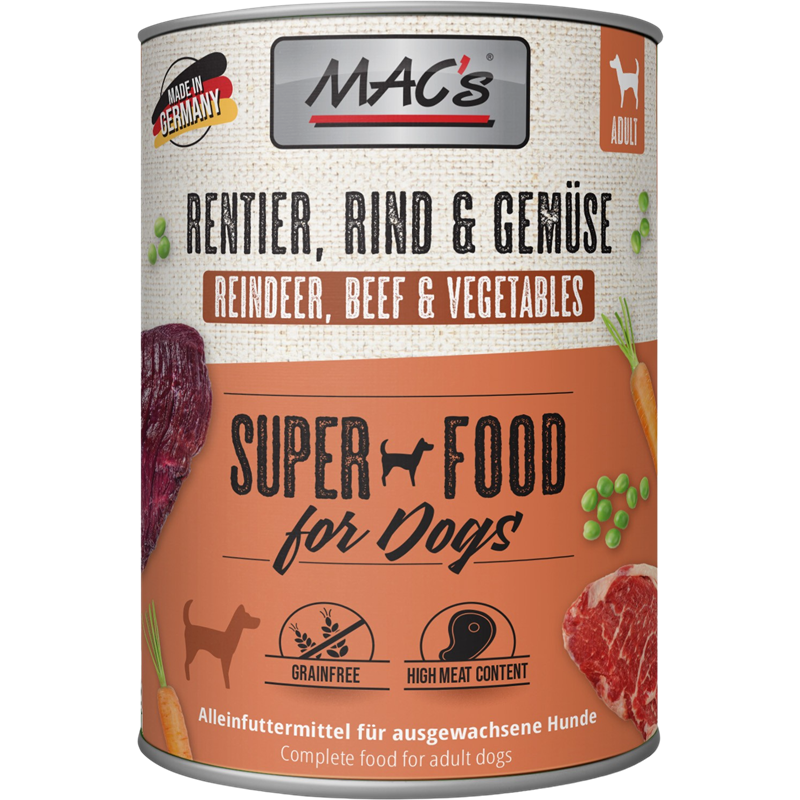 MAC's Dog Rentier, Rind & Gemüse 800 g