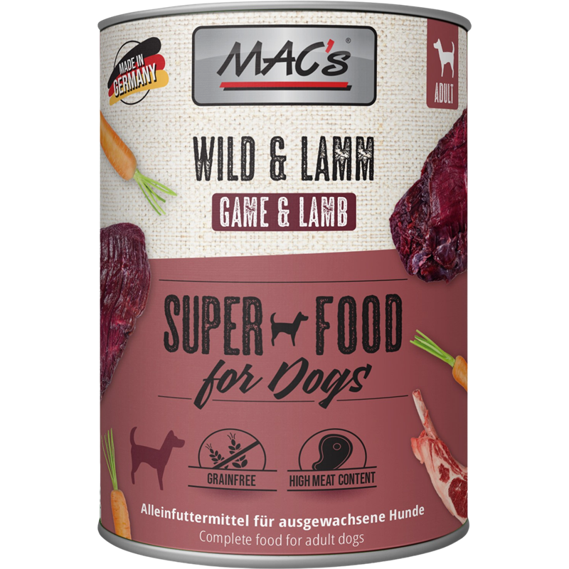 MAC's Dog Wild & Lamm 800 g