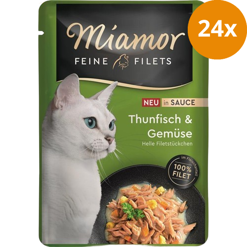 Miamor PB Feine Filets Thunfisch & Gemüse in Sauce 100 g