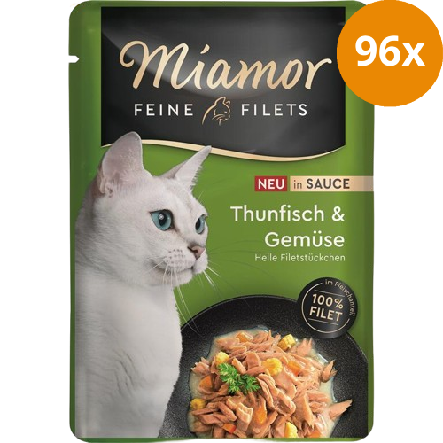 Miamor PB Feine Filets Thunfisch & Gemüse in Sauce 100 g