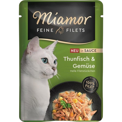 Miamor PB Feine Filets Thunfisch & Gemüse in Sauce 100 g