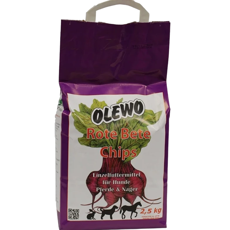 OLEWO Rote Bete-Chips für Hund, Pferd & Nager 2500 g
