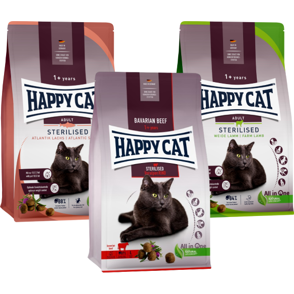 Probierpaket Happy Cat Sterilised