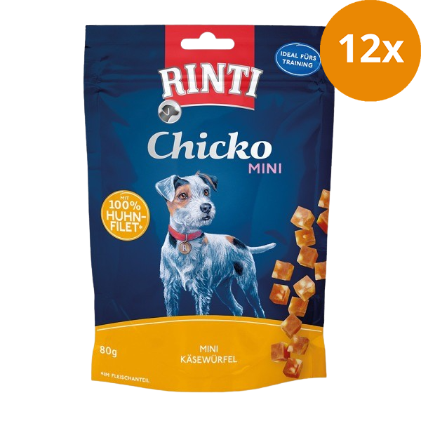 Rinti Chicko Mini Käsewürfel Huhn 80 g