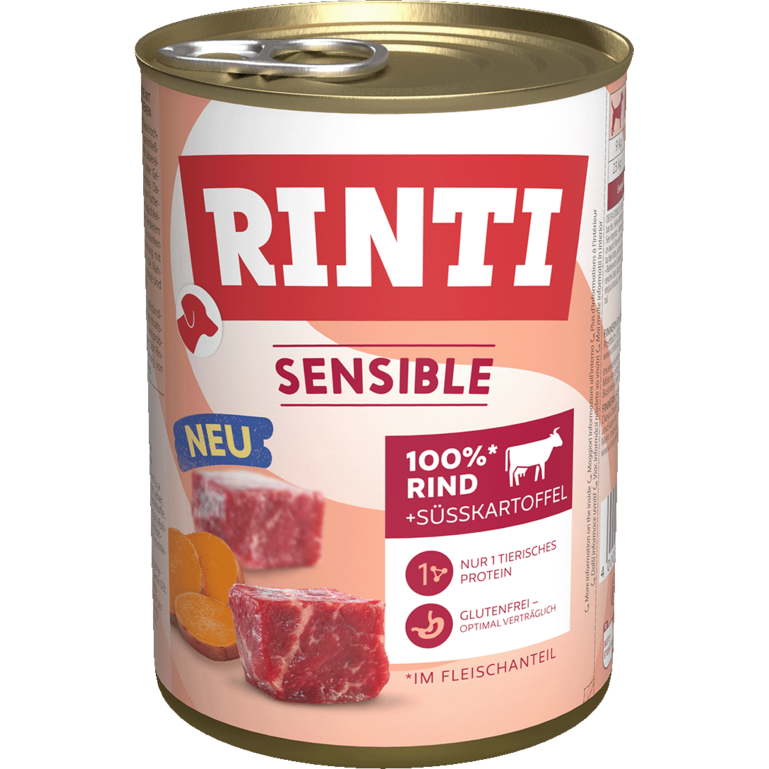 Rinti Dose Sensible Rind & Süßkartoffel 400 g