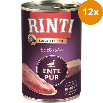 Rinti Dose Singlefleisch Exclusive Ente pur 400 g