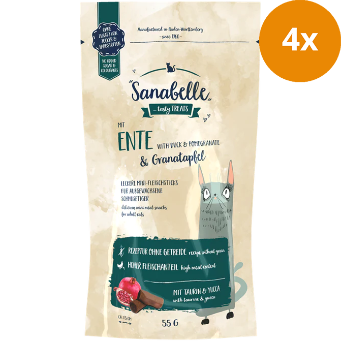 Sanabelle Snack Ente & Granatapfel 55 g