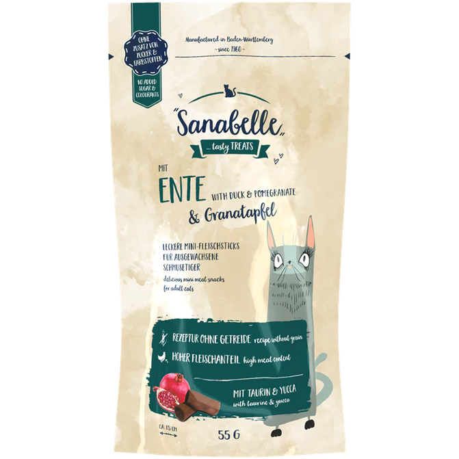 Sanabelle Snack Ente & Granatapfel 55 g