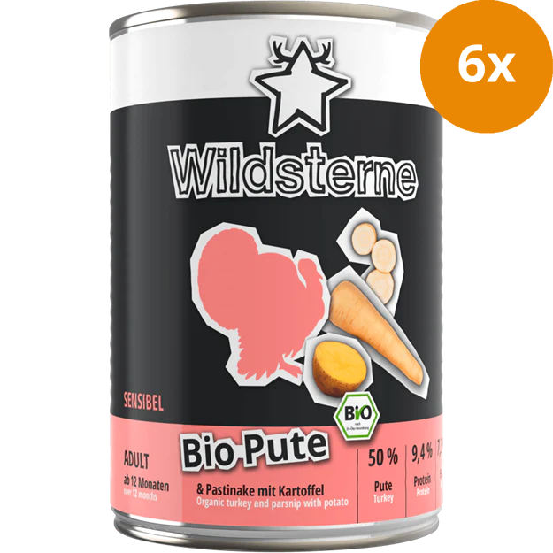 Wildsterne Adult Bio Pute mit Pastinake 400 g