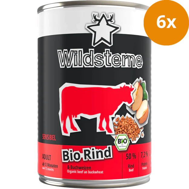 Wildsterne Adult Bio Rind mit Buchweizen 400 g