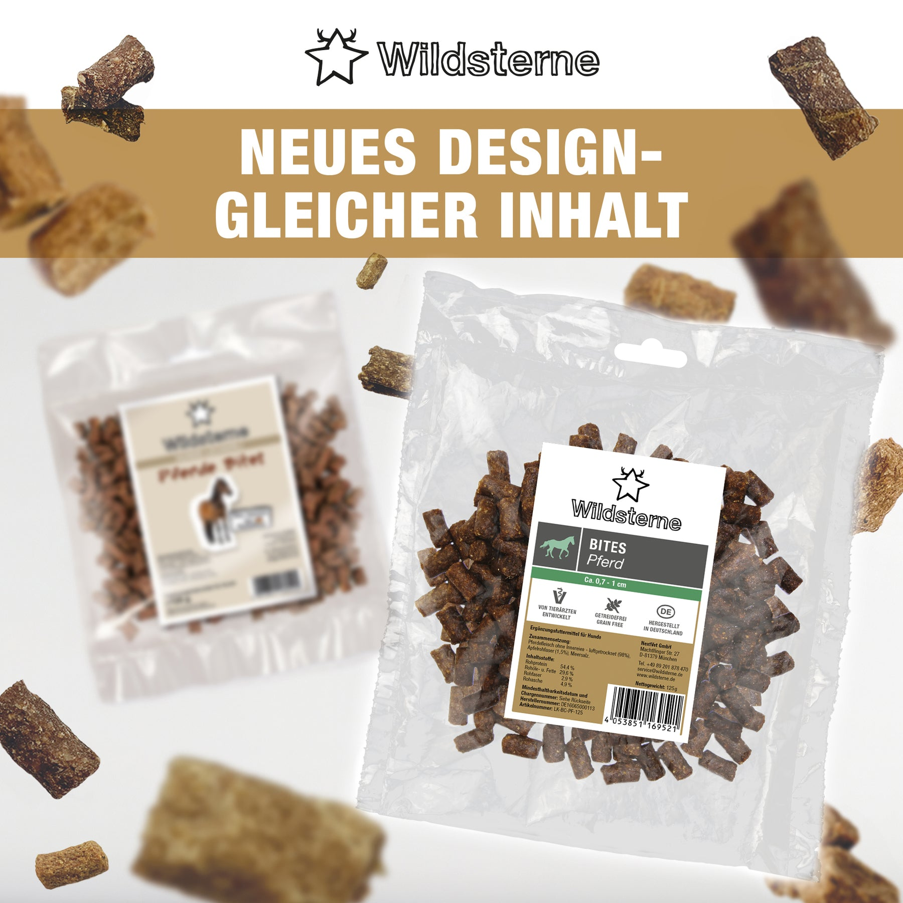 Wildsterne Bites Pferd 125 g